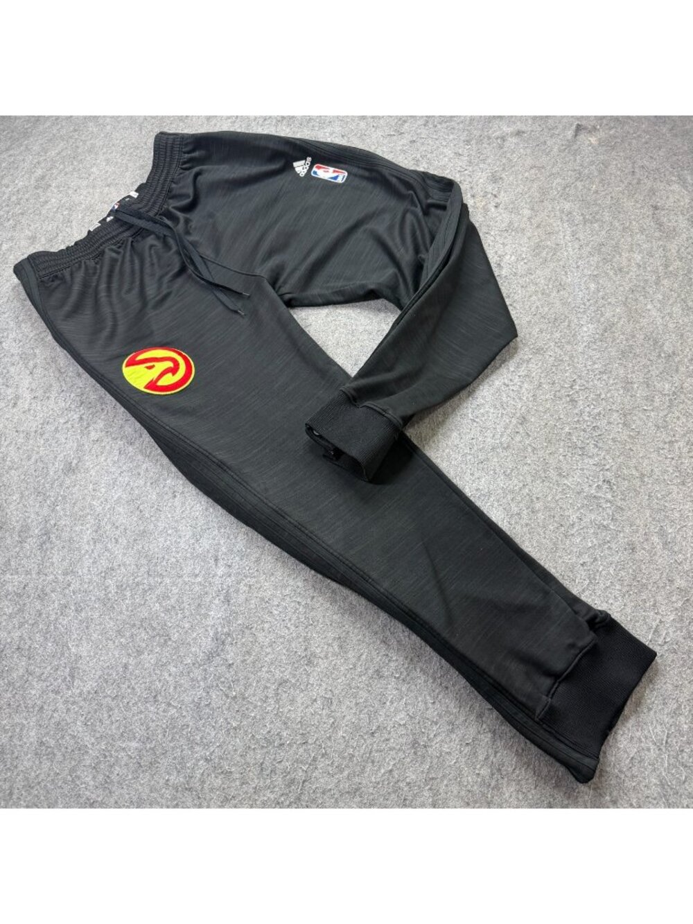 Atlanta Hawks Adidas Tear Away Jogger Warmup Pants Men XL Black 31"